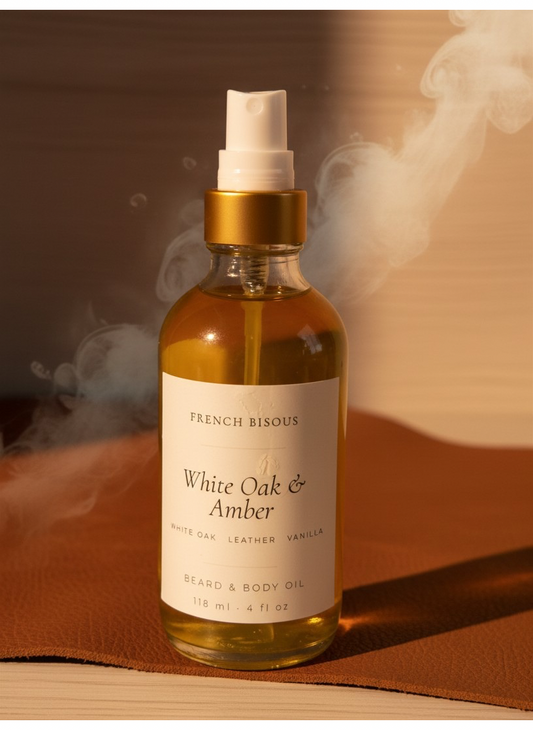 White Oak and Amber • Beard and Body Oil